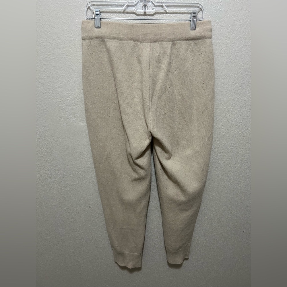 Le Bon Shoppe Nanette Sweater Pants Medium Irish Cream Knit Lounge Slow Fashion - Picture 3 of 6